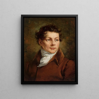 Antoni Brodowski - Portrait of Karol Brodowski artists brother.webp