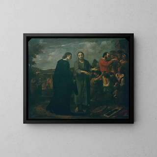 Antoni Viladomat - Bernat de Quintaval Distributes his Riches to the Poor.webp