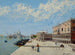 Figures au Molo med la Libreria, la Punta della Dogana och Santa Maria della Salute bortom - Antonietta Brandeis — vy av konstverket