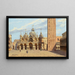 Piazza San Marco, Venedig - Antonietta Brandeis — inramlat konstverk på väggen