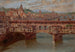 Ponte Vecchio i Florens - Antonietta Brandeis — vy av konstverket