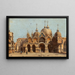 Venise La façade de la Basilique Saint-Marc - Antonietta Brandeis — inramlat konstverk på väggen