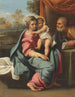 La Sainte Famille - Antonio Carracci — vy av konstverket