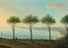 Vue de la baie de la Naples depuis le sud, possiblement Poggioreale, regardant vers le nord avec un roi de la famille Bourbon, possiblement Ferdinand IV, au premier plan - Antonio Joli — vy av konstverket