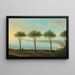Vue de la baie de la Naples depuis le sud, possiblement Poggioreale, regardant vers le nord avec un roi de la famille Bourbon, possiblement Ferdinand IV, au premier plan - Antonio Joli — inramlat konstverk på väggen