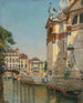 Du côté de Santa Maria Della Salute - Antonio María de Reyna Manescau — vy av konstverket