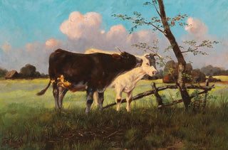 Antonio Montemezzo - Cows in a Meadow.webp