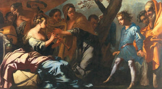 Antonio Zanchi - A Group Of Figures With Musicians And A Young Boy.webp