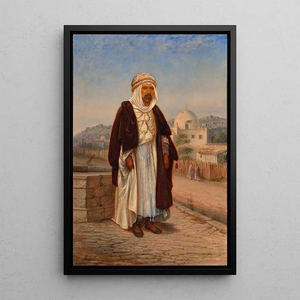 Kabyle Algerien - Antonio Zeno Shindler — inramlat konstverk på väggen