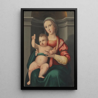 Antonio del Ceraiolo - Madonna and Child in a Niche.webp