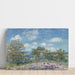Reproduktion av målningen Eftermiddag i maj vid By, nära Moret-sur-Loing - Alfred Sisley