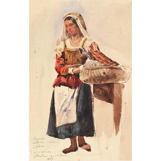 Arcadius Von Nikitin - Rmische Buerin mit Korb.webp