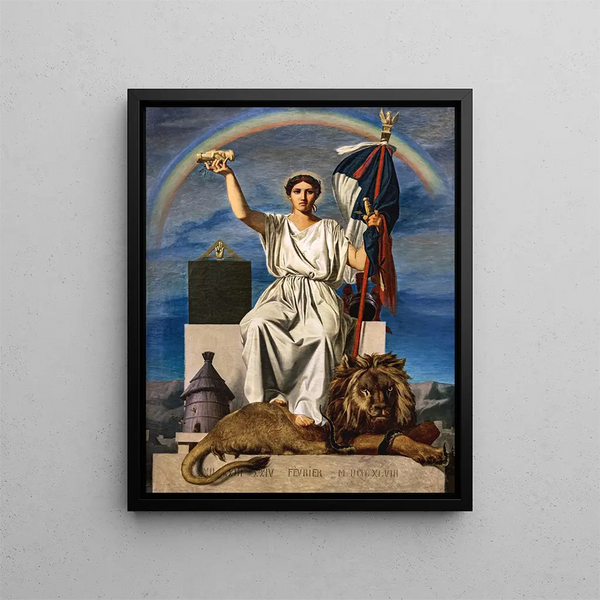 La République - Armand Cambon — inramlat konstverk på väggen