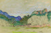 Agay, le mont Vinaigre - Armand Guillaumin — vy av konstverket