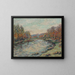 Barrage de Génetin - Armand Guillaumin — inramlat konstverk på väggen
