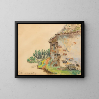 Breuillet, Île-de-France - Armand Guillaumin — inramlat konstverk på väggen