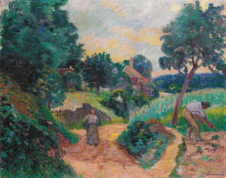 Chemin des Carrières Miregaudon - Armand Guillaumin — vy av konstverket