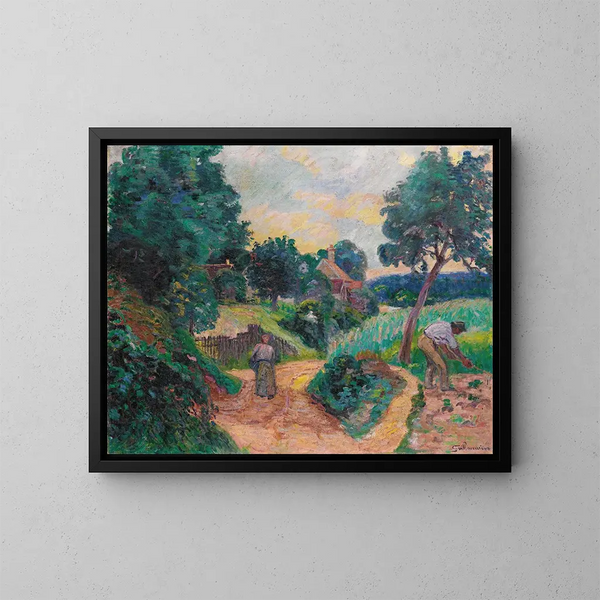 Chemin des Carrières Miregaudon - Armand Guillaumin — inramlat konstverk på väggen