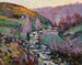 Crozant, kvällens galenskap - Armand Guillaumin — vy av konstverket