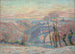 Gelée blanche au village de Crozant - Armand Guillaumin — vy av konstverket