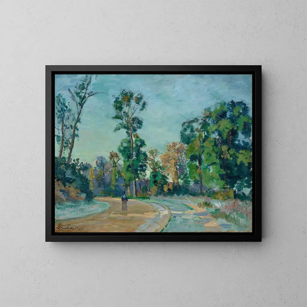 Gèle blanche i Île-de-France - Armand Guillaumin — inramlat konstverk på väggen