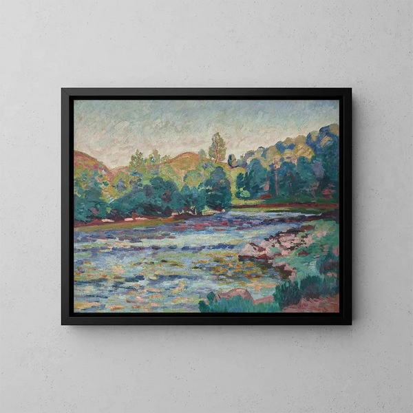 La Creuse - Armand Guillaumin — inramlat konstverk på väggen