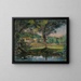 La Mare aux saules - Armand Guillaumin — inramlat konstverk på väggen