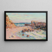 La Pierrière, Saint-Palais, stigande tidvatten - Armand Guillaumin — inramlat konstverk på väggen