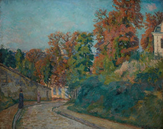 Armand Guillaumin - La Promenade Une Rue en IledeFrance.webp