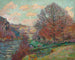 La Roche de l'Écho à Crozant - Armand Guillaumin — vy av konstverket