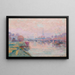 La Tour Eiffel Paris - Armand Guillaumin — inramlat konstverk på väggen