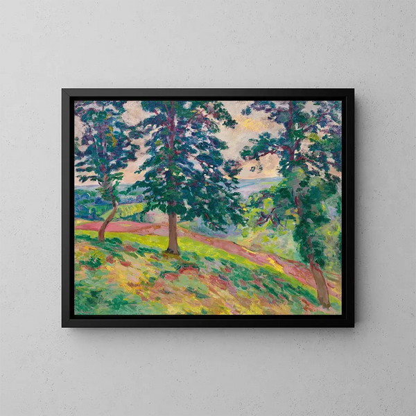La vallée de la Creuse - Armand Guillaumin — inramlat konstverk på väggen