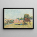 Landskap - Armand Guillaumin — inramlat konstverk på väggen