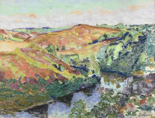 Landskap vid Crozant - Armand Guillaumin — vy av konstverket