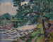 Le Barrage de Génetin - Armand Guillaumin — vy av konstverket