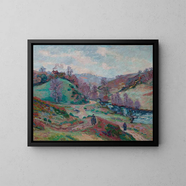 Le Pont Charraud à la Creuse - Armand Guillaumin — inramlat konstverk på väggen