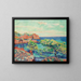 Le Trayas - Armand Guillaumin — inramlat konstverk på väggen