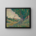 Le chemin de halage, Charenton, Île-de-France - Armand Guillaumin — inramlat konstverk på väggen