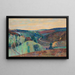 Le pont Charraud - Armand Guillaumin — inramlat konstverk på väggen