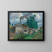 Les bords de la Bivre - Armand Guillaumin — inramlat konstverk på väggen