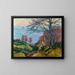 Les Brioches - Armand Guillaumin — inramlat konstverk på väggen