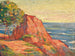 Les roches rouges d'Agay - Armand Guillaumin — vy av konstverket