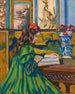 Madeleine Guillaumin läsande - Armand Guillaumin — vy av konstverket