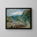 Moulin Bouchardon à Crozant - Armand Guillaumin — inramlat konstverk på väggen