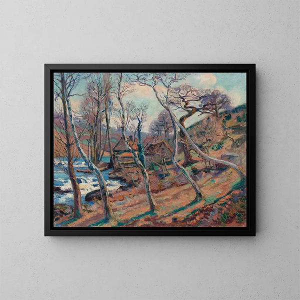 Moulin Bouchardon - Armand Guillaumin — inramlat konstverk på väggen