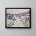 Snö - Armand Guillaumin — inramlat konstverk på väggen
