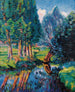 Landskap i Breuillet - Armand Guillaumin — vy av konstverket