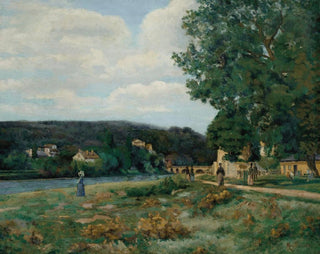 Landskap av Île-de-France - Armand Guillaumin — vy av konstverket