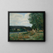 Landskap av Île-de-France - Armand Guillaumin — inramlat konstverk på väggen