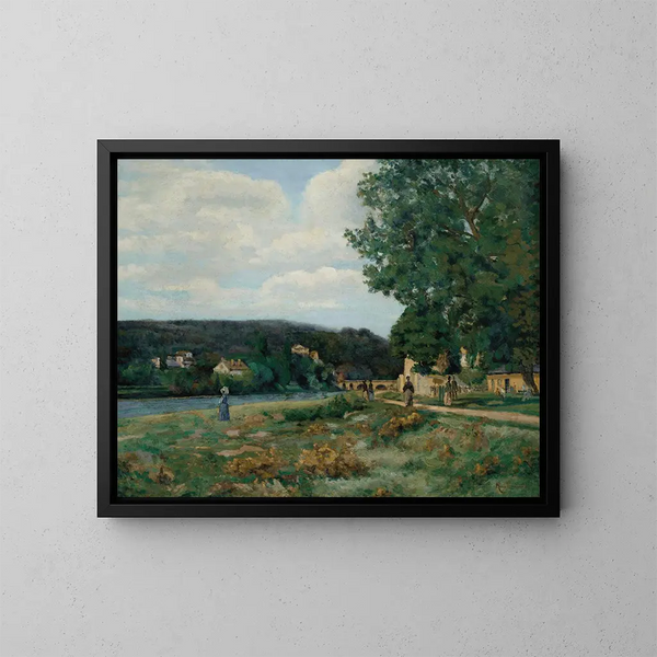 Landskap av Île-de-France - Armand Guillaumin — inramlat konstverk på väggen